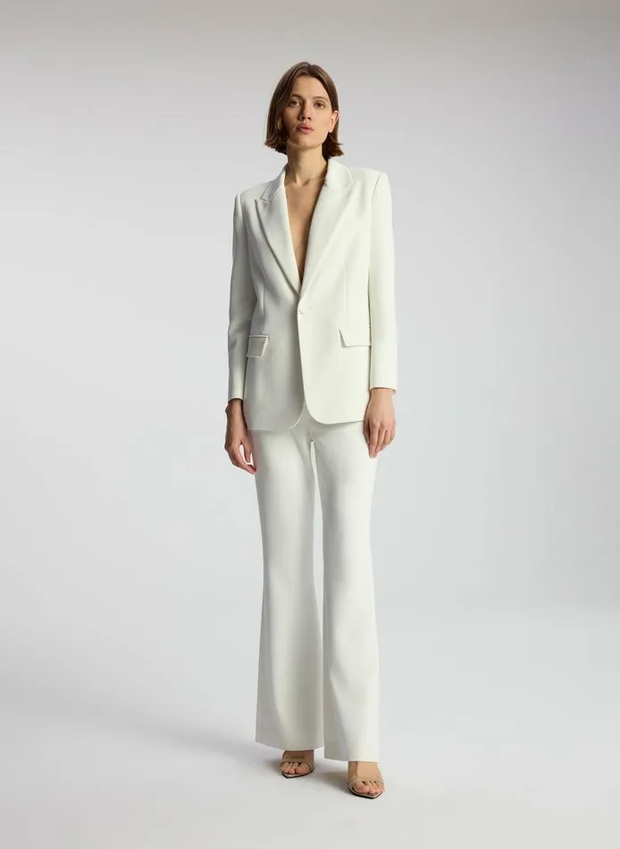 Swim Women ALC Davin III Stretch Tailored Jacket Off White