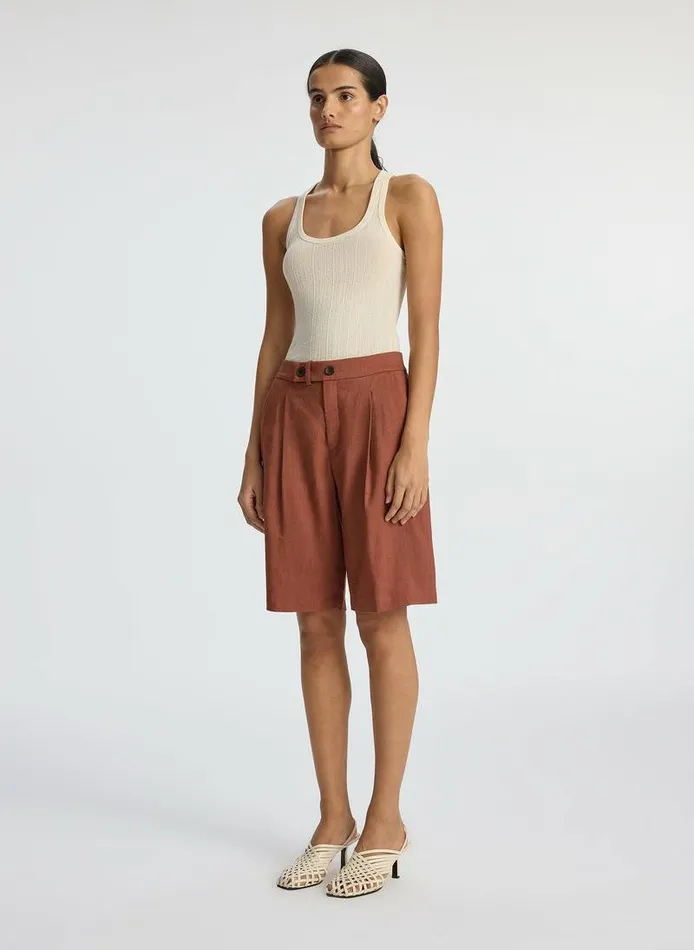Swim Women ALC Nico Linen Short Sequoia Swim Women ALC Nico Linen Short Sequoia