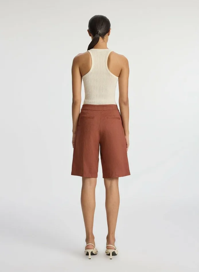 Swim Women ALC Nico Linen Short Sequoia Swim Women ALC Nico Linen Short Sequoia