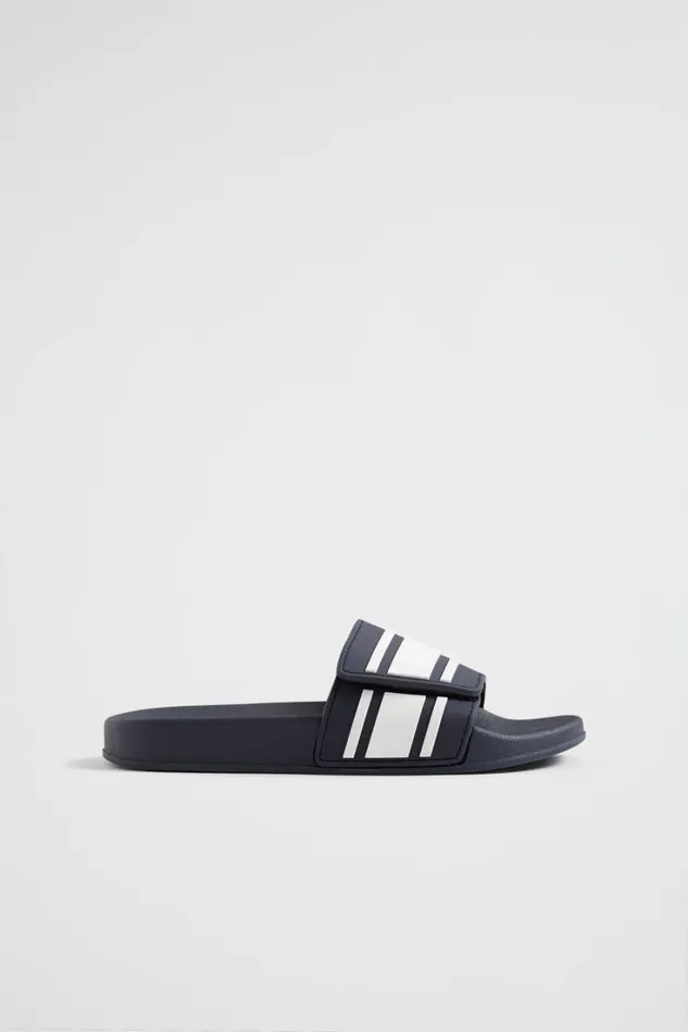 Swimwear Boy Seed Heritage Stripe Rubber Slide Navy