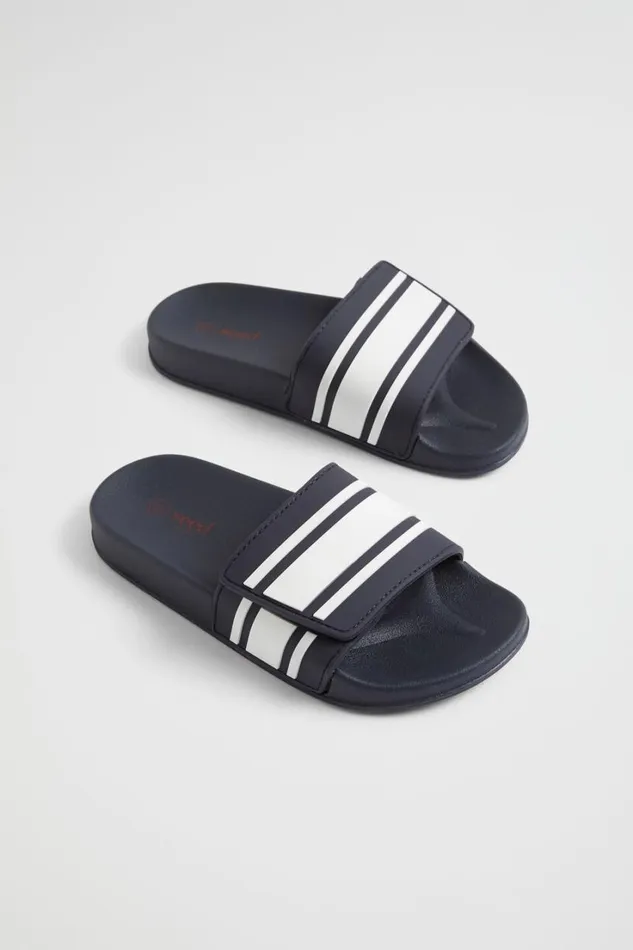 Swimwear Boy Seed Heritage Stripe Rubber Slide Navy
