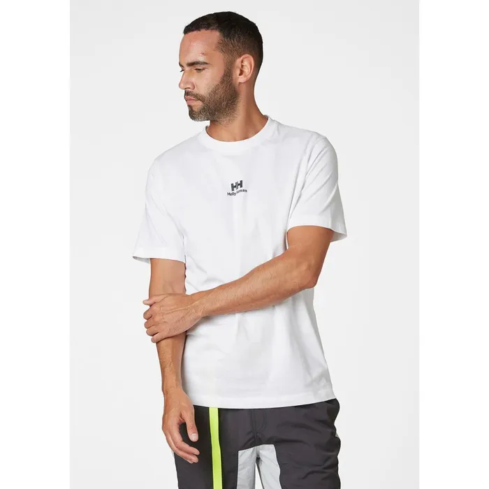 TShirts Men Helly Hansen YU20 LOGO TSHIRT 001 White