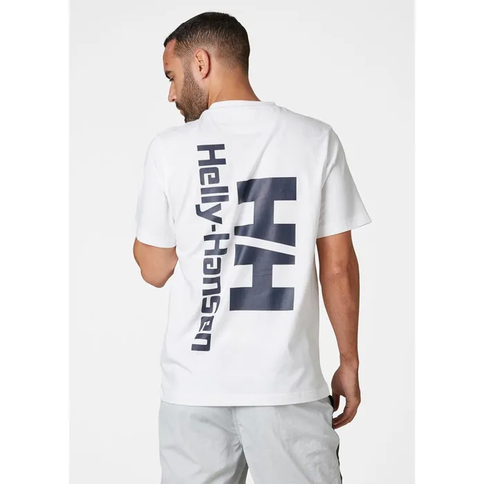 TShirts Men Helly Hansen YU20 LOGO TSHIRT 001 White