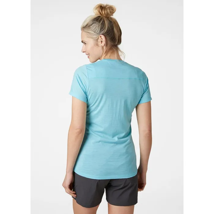 TShirts Women Helly Hansen W HH MERINO GRAPHIC TSHIRT 648 Glacier Blu