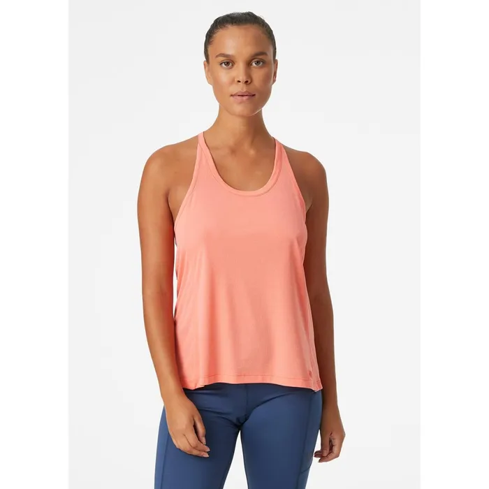 TShirts Women Helly Hansen W VERGLAS PACE SINGLET 271 Hot Coral