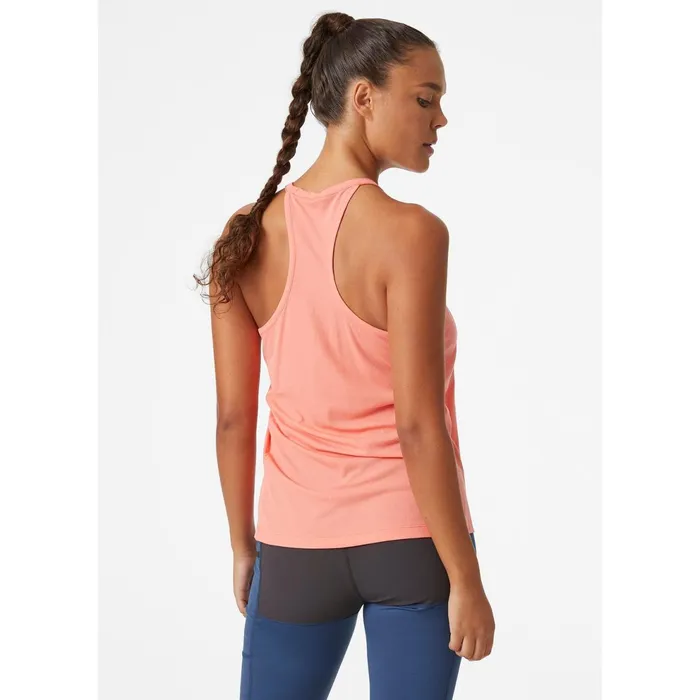 TShirts Women Helly Hansen W VERGLAS PACE SINGLET 271 Hot Coral