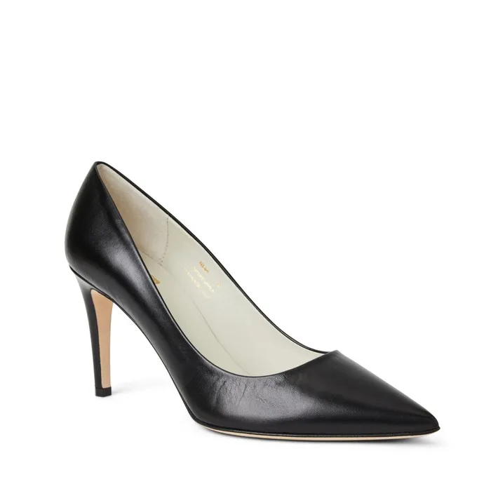 Telma Leather PointedToe Pump 8211 Black Women Bruno Magli Pumps