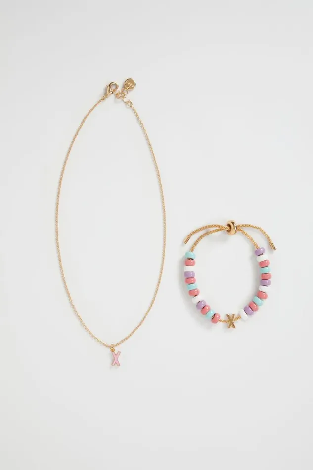The AZ Of Initials Girl Seed Heritage Initial Jewellery Set X