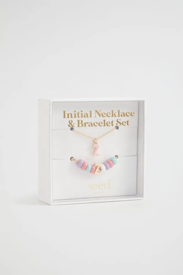 The AZ Of Initials Girl Seed Heritage Initial Jewellery Set Z