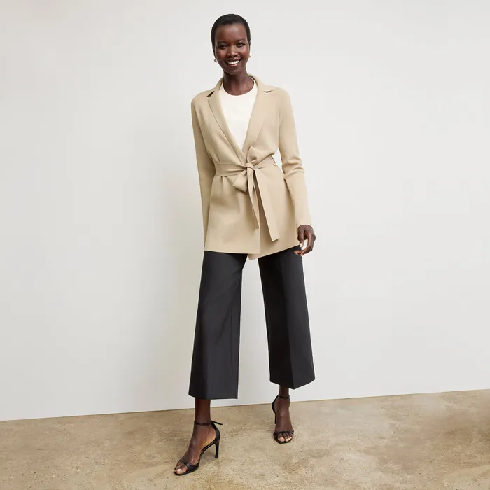 The Merritt Wrap Jardigan Latte Jackets M M LaFleur Women