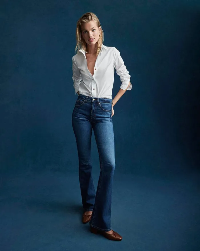 Tops and Tees Shop Veronica Beard Libby Poplin ButtonDown Shirt White