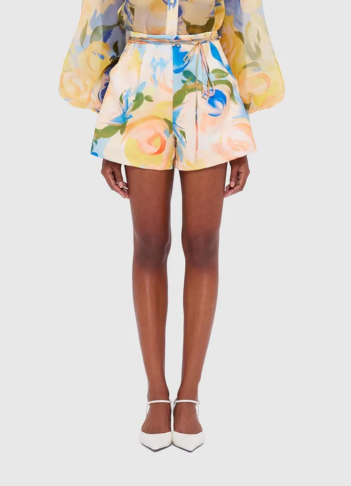 Two Piece Sets Women LEO LIN Vivian Shorts 8211 Bouquet Print
