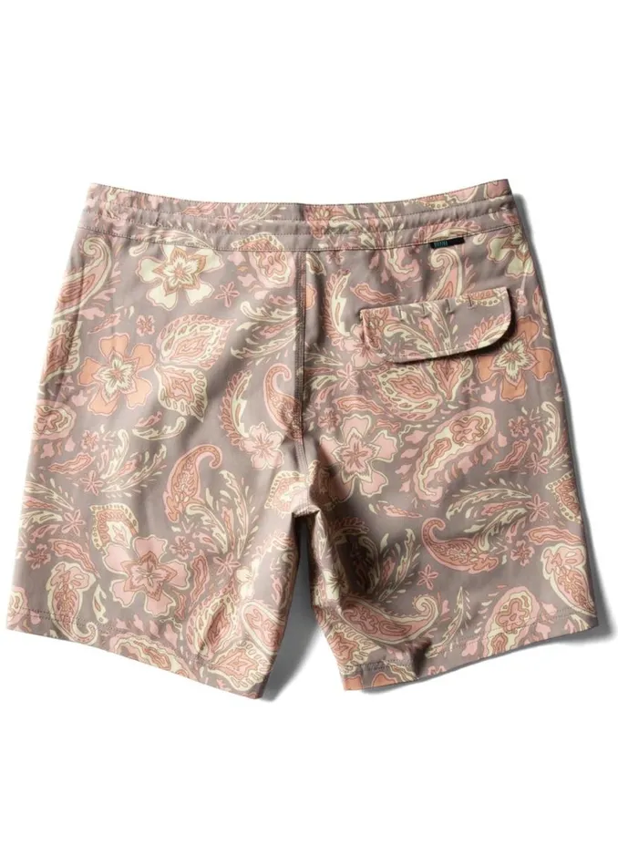 Vagabond 175quot Boardshort Dark Khaki Men Vissla Boardshorts