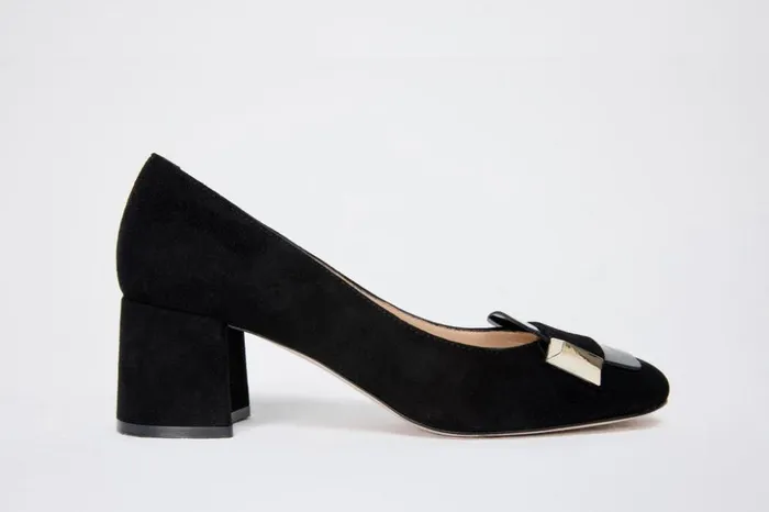 Vinci Leather Heels The Olney Black Suede Leather Block Heel Pump Shoe 8211 Women Vinci Leather Heels The Olney Black Suede Leather Block Heel Pump Shoe 8211 Women