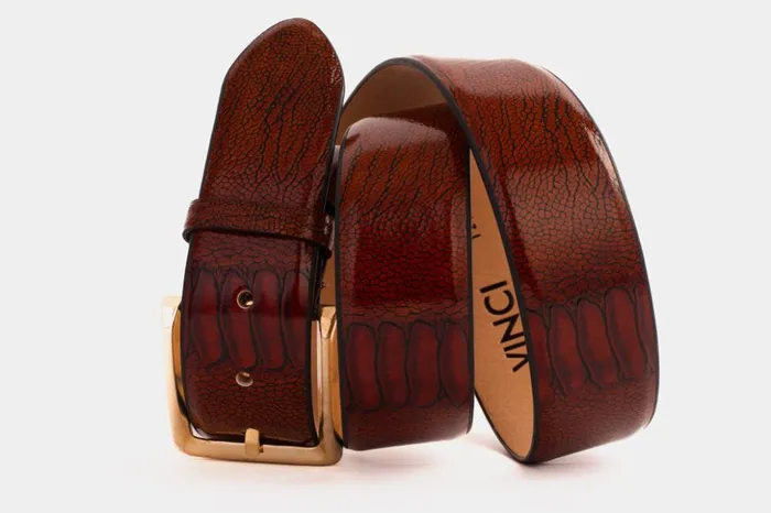 Vinci Leather Leather Belts The Bangkok Brown Calfskin Belt 8211 Men