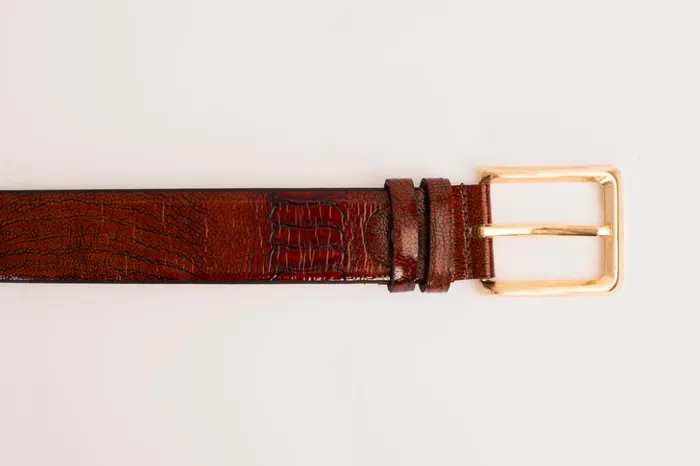 Vinci Leather Leather Belts The Bangkok Brown Calfskin Belt 8211 Men