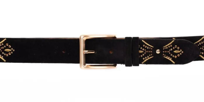 Vinci Leather Leather Belts The Lazio Black Suede Leather Belt 8211 Men