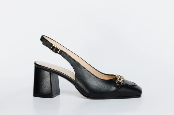 Vinci Leather Sandals The Potomac Black Slingback Leather Sandal 8211 Women