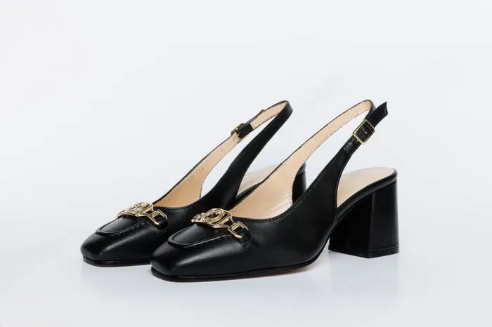 Vinci Leather Sandals The Potomac Black Slingback Leather Sandal 8211 Women