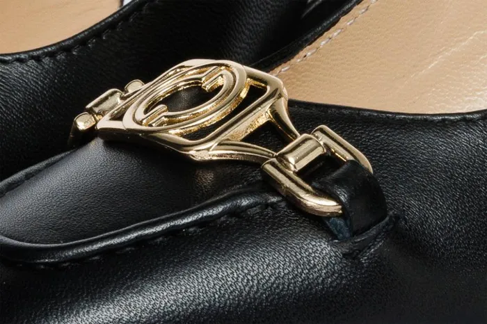 Vinci Leather Sandals The Potomac Black Slingback Leather Sandal 8211 Women