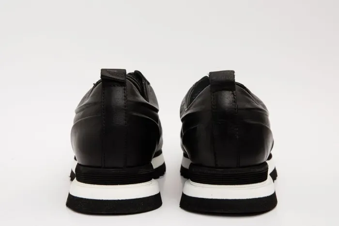 Vinci Leather Sneakers The Barnett Black Leather Sneaker 8211 Men