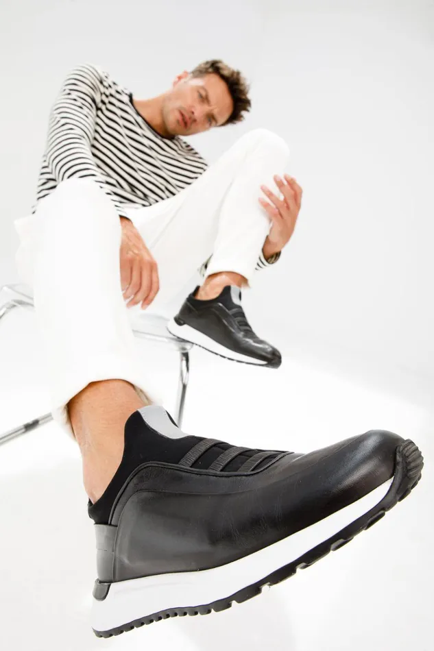Vinci Leather Sneakers The Sonoma Black Leather Sneaker 8211 Men