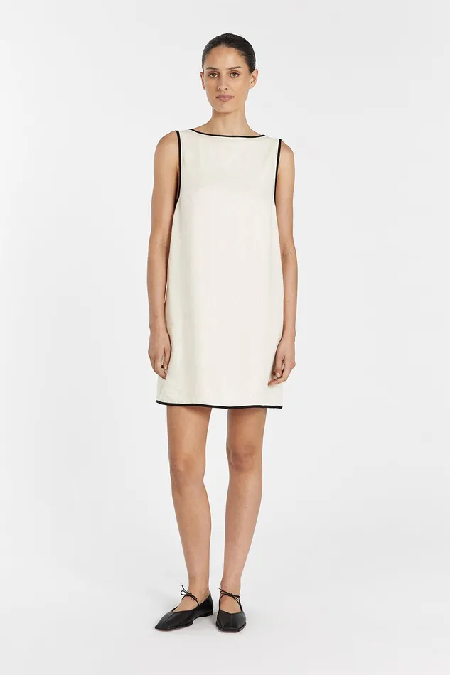 VON CREAM LINEN MINI DRESS Women DISSH Mini Dresses