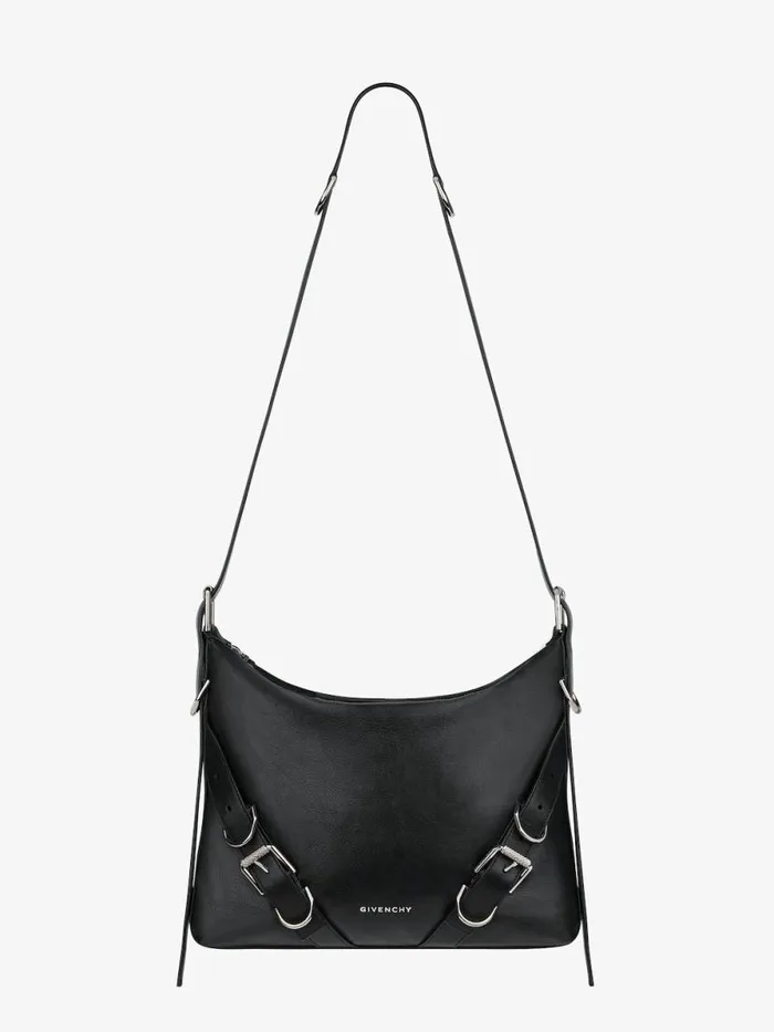 Voyou Crossbody Bag In Grained Leather Black Men Givenchy Crossbody Bags