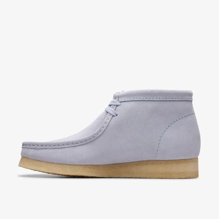 Wallabee Boot Cloud Grey Suede Men Clarks Wallabees