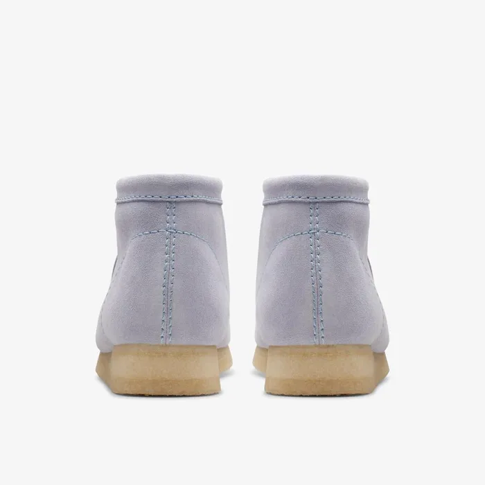 Wallabee Boot Cloud Grey Suede Men Clarks Wallabees