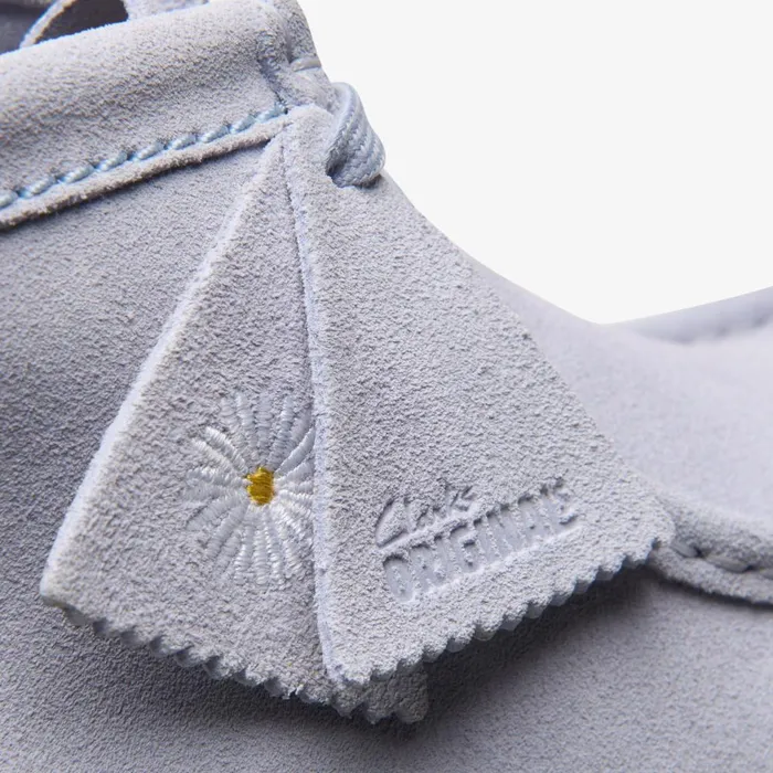 Wallabee Boot Cloud Grey Suede Men Clarks Wallabees