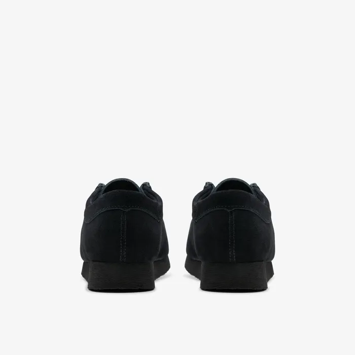 Wallabee Older Black Suede Kids Clarks Originals