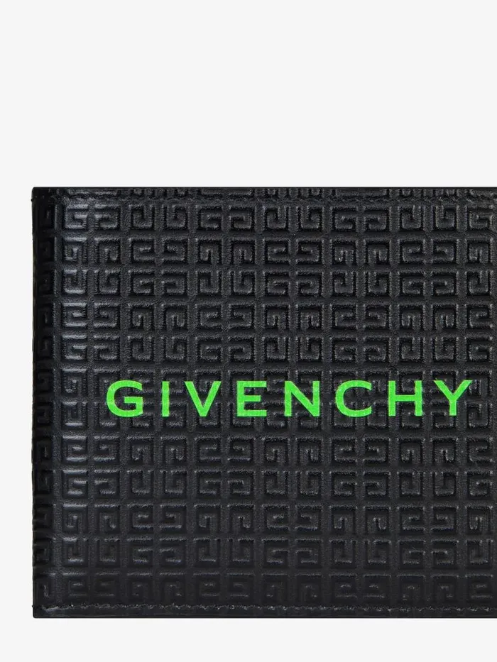 Wallet In 4g Micro Leather Blackgreen Men Givenchy Wallets and Card Holders