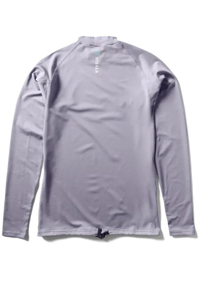 Warm Seas Eco Long Sleeve Rash Guard Grey Men Vissla Wetsuits