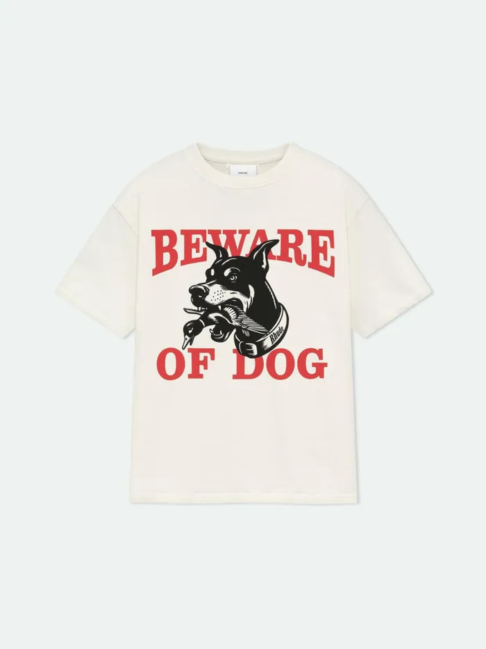 WARNING LOGO TEE Men Rhude Tees