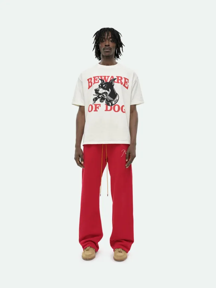 WARNING LOGO TEE Men Rhude Tees