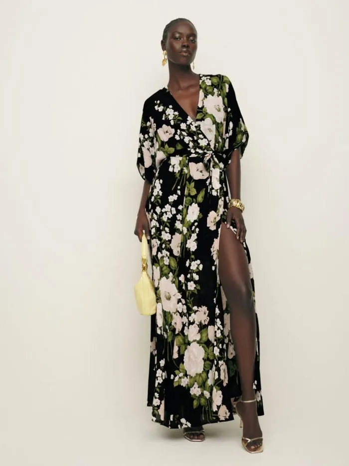 Weddings The Reformation Winslow Dress Raven