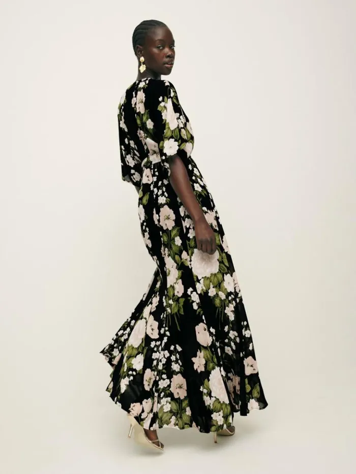 Weddings The Reformation Winslow Dress Raven