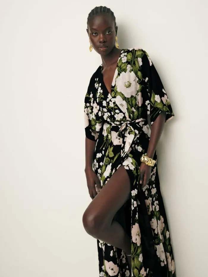 Weddings The Reformation Winslow Dress Raven