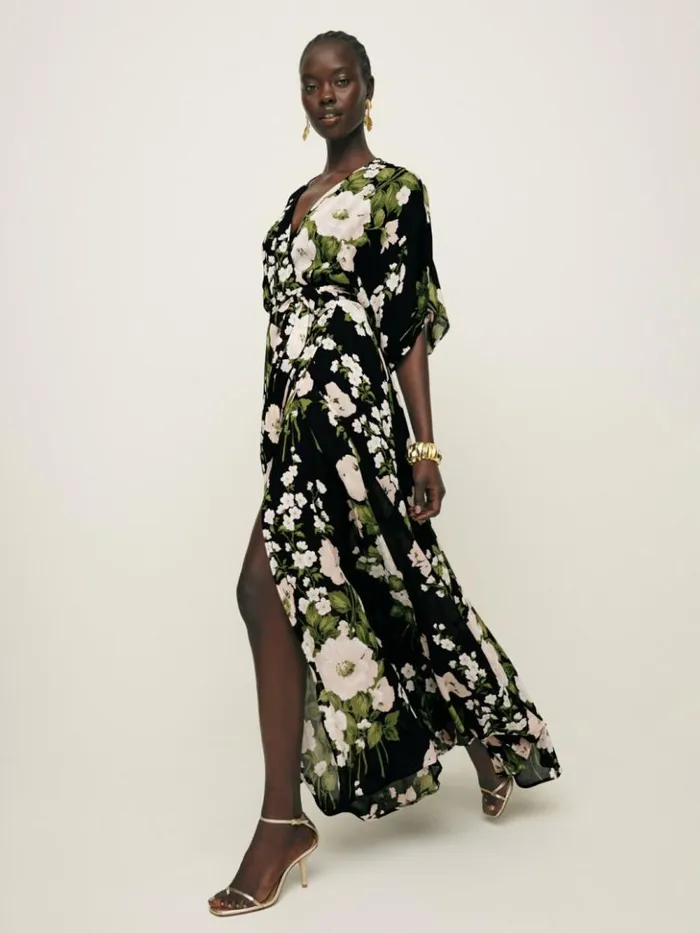 Weddings The Reformation Winslow Dress Raven