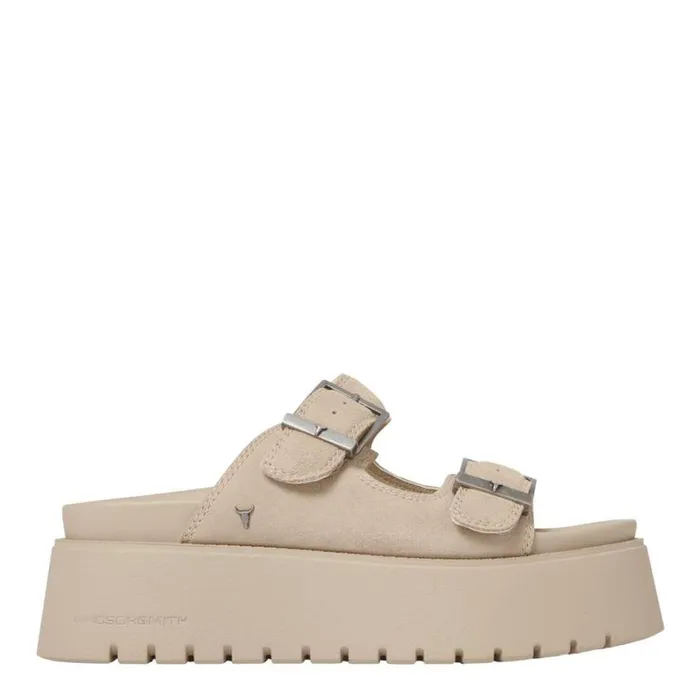 Wedges Women Windsor Smith TWILIGHT TAUPE SUEDE WEDGES