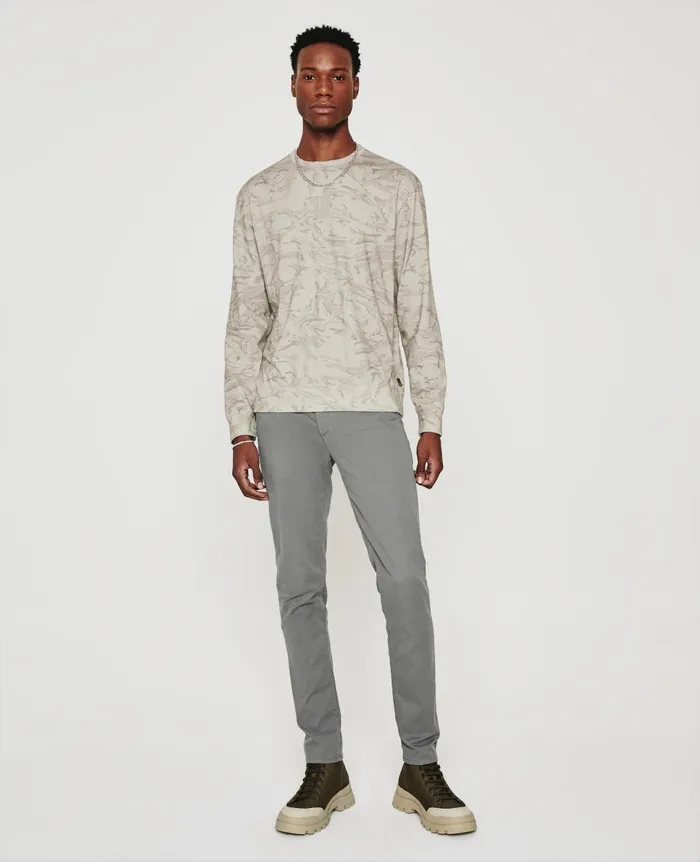 Wesley Pullover Radio Map Neutral Multi Men AG Jeans Tees Wesley Pullover Radio Map Neutral Multi Men AG Jeans Tees