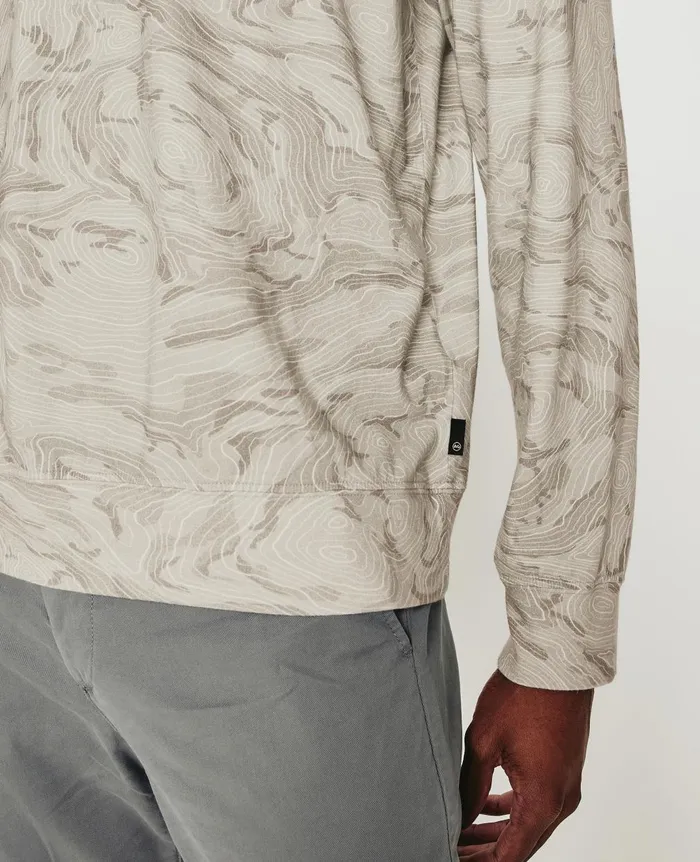 Wesley Pullover Radio Map Neutral Multi Men AG Jeans Tees Wesley Pullover Radio Map Neutral Multi Men AG Jeans Tees