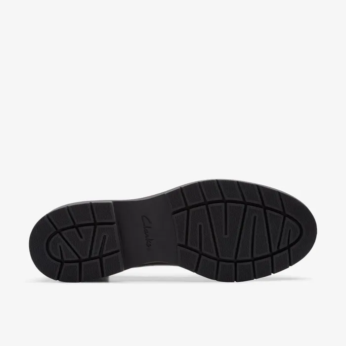Westlynn Bella Black Leather Women Clarks SlipOns