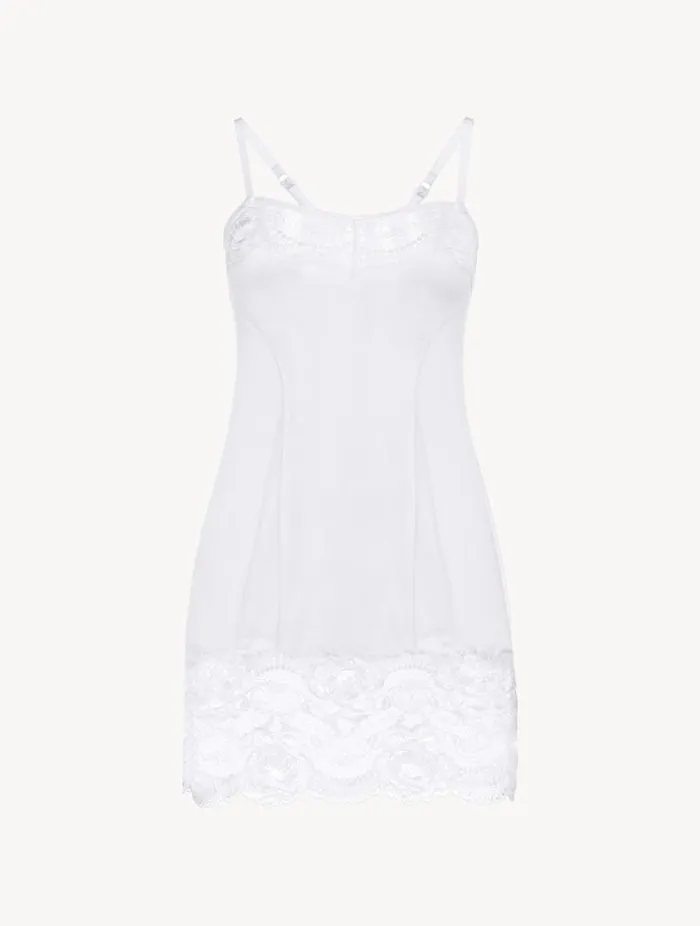 White Lace Slip Sleepwear La Perla Slips and Dresses