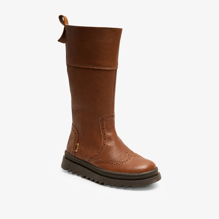 Winter boots KIDS bisgaardshoes danielle tex cinnamon Brown