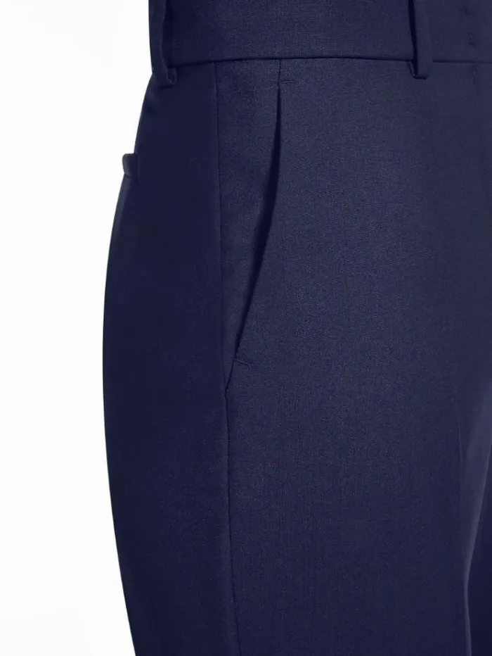 Woman Flared Pure Wool Trousers Midnightblue Maxmara Trousers Woman Flared Pure Wool Trousers Midnightblue Maxmara Trousers