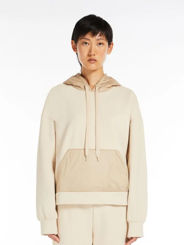 Woman Fleece Sweatshirt Albino Maxmara Knitwear And Sweatshirts