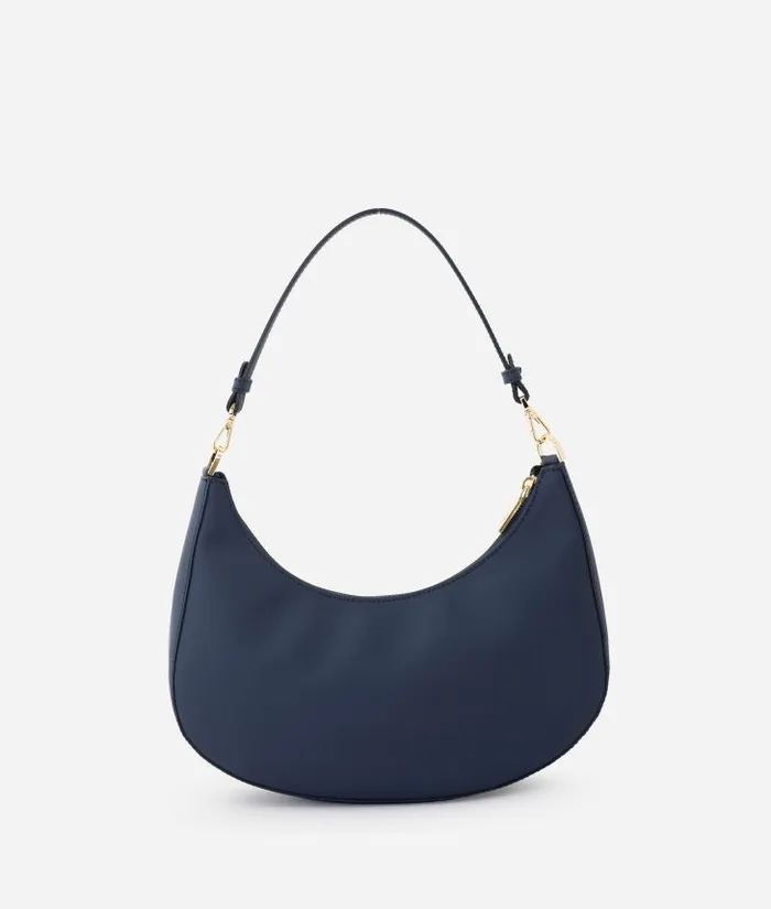 Woman Shoulder Bags Alviero Martini Journey Geo Halfmoon Shoulder Bag Navy Blue