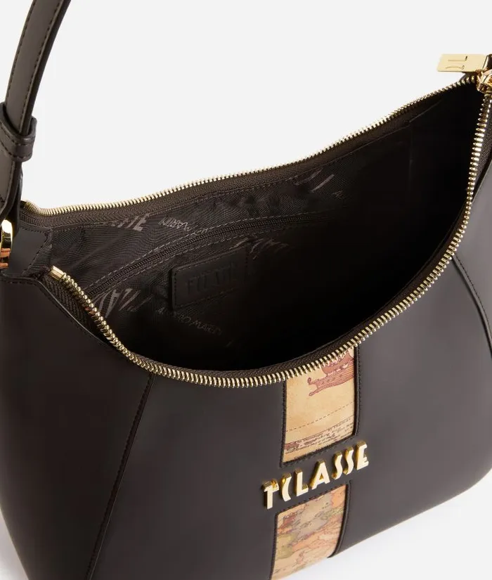 Woman Shoulder Bags Alviero Martini Journey Geo Shoulder Bag Ebony